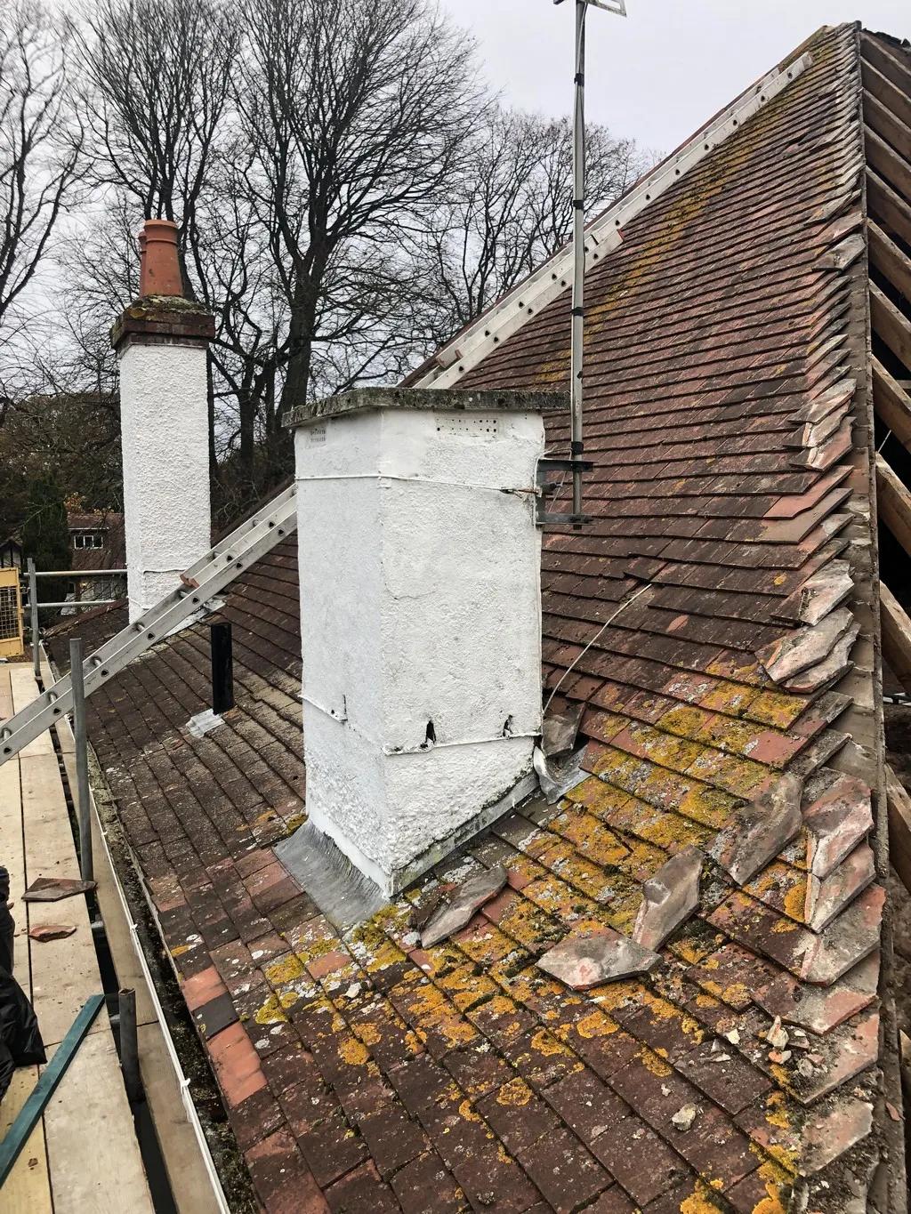 roof before pitched